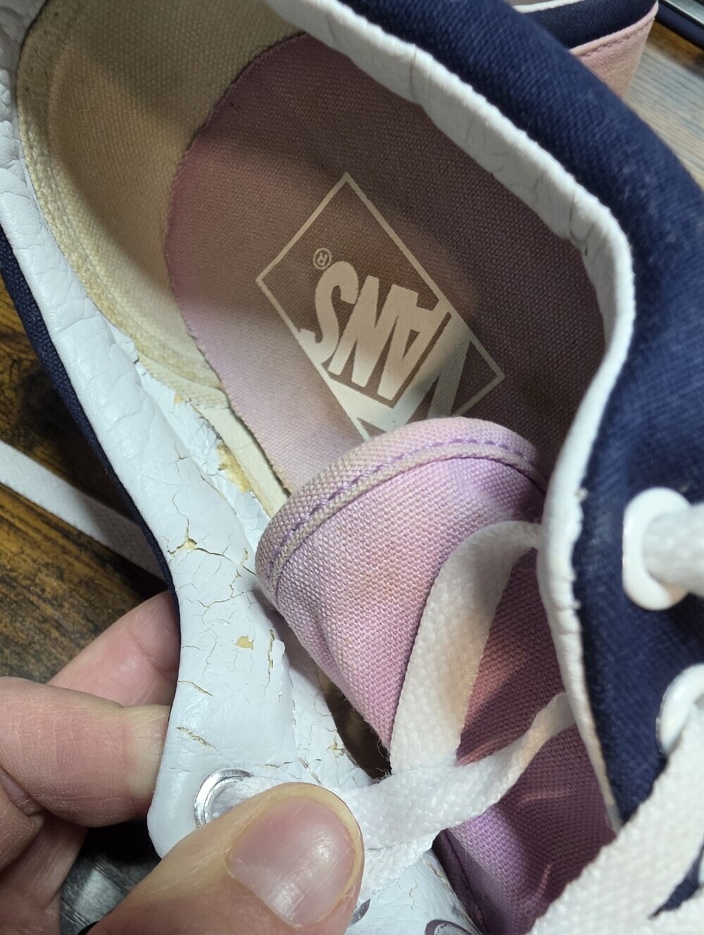 Vans Era "Heel Pop" Sneakers In Eclipse And Violet - Picture 6 of 11